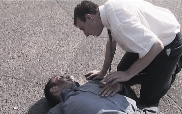 still from accident